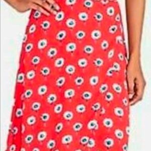 J. Crew Factory Faux Wrap MIDI skirt
